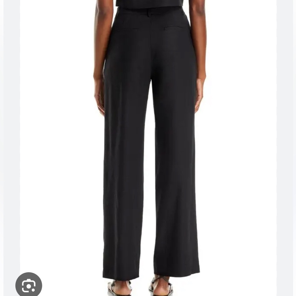 Lucy Paris Black Wide-Leg High-Rise Pants - Picture 2 of 7